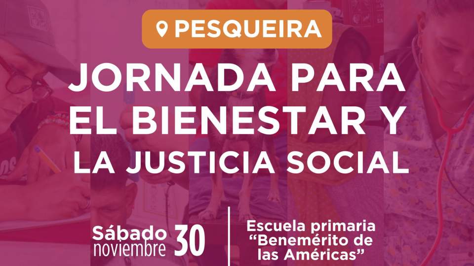 Convoca Gobierno de Sonora a Jornada para el Bienestar y la Justicia Social en Estación Pesqueira
