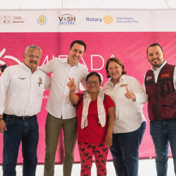 Gobierno de Sonora entrega más de mil lentes en el Poblado Miguel Alemán