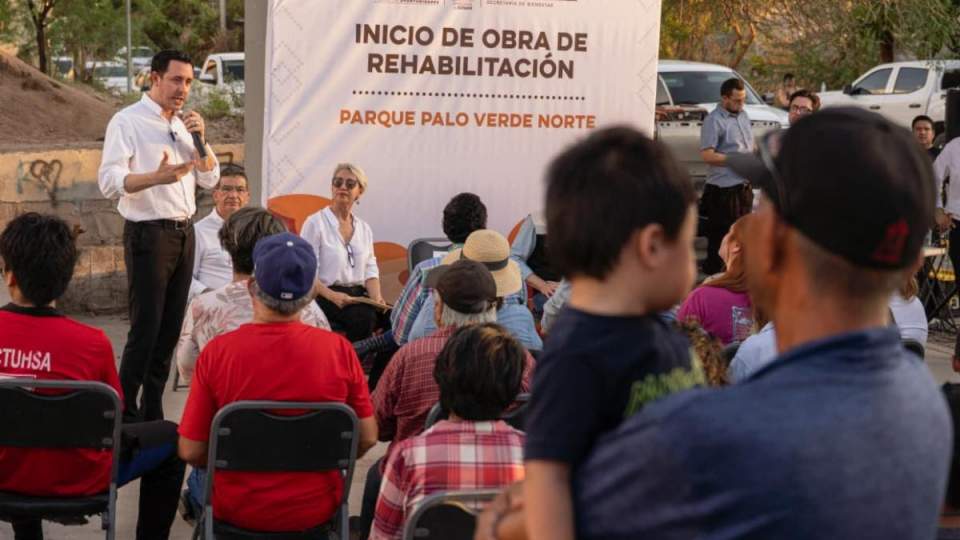Gobierno de Sonora inicia rehabilitación del parque Palo Verde Norte en Hermosillo