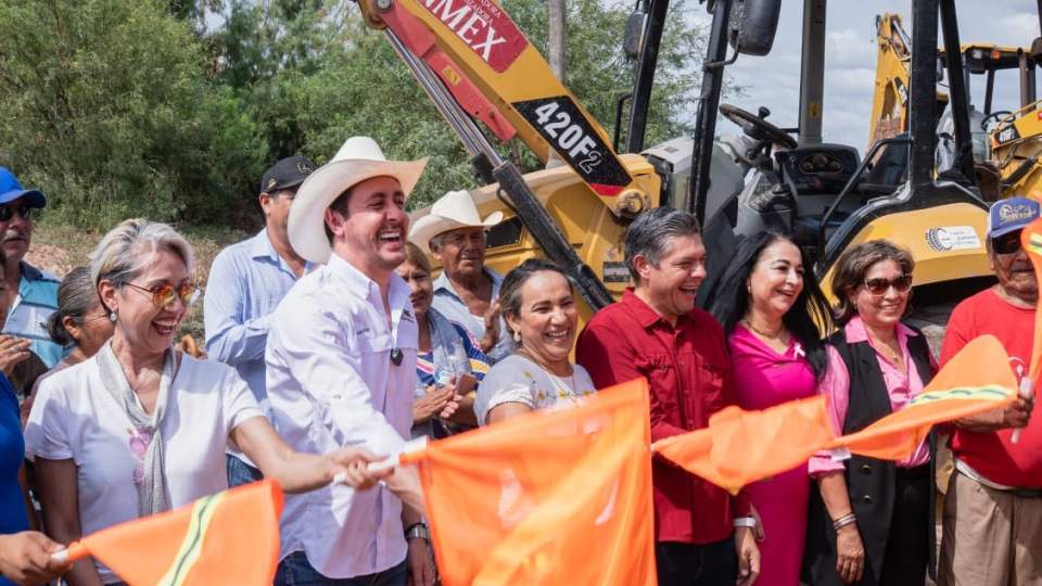 Gobierno de Sonora inicia obra de línea de conducción y tanque elevado en La Escalera, Huatabampo